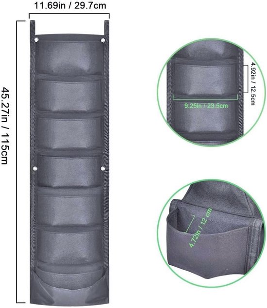 Jardin potager vertical CLGP® - Jardin à plantes - Sac de culture - Imperméable