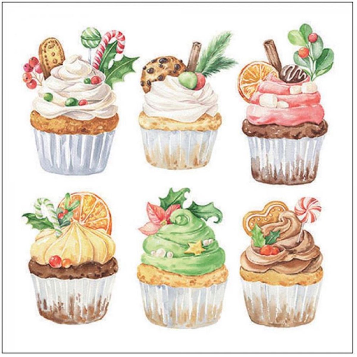Ambiente Servetten 33cm Sweet Christmas