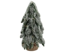 Kerstboom Nobilis sneeuw 35LED H43cm