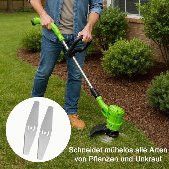 12 Stuks - Grastrimmers Reservemes - 15cm Algemeen - Grastrimmer - Bosmaaier - Reservemessen - Reservemesjes - Metalen Grastrimmer - Accessoires - Messen - Mesjes - Geschikt Voor Alle Gangbare Grasmaaiers, Bosmaaiers En Bosmaaiers (24V/36V-Modellen) van Merkloos	 — afbeelding 4