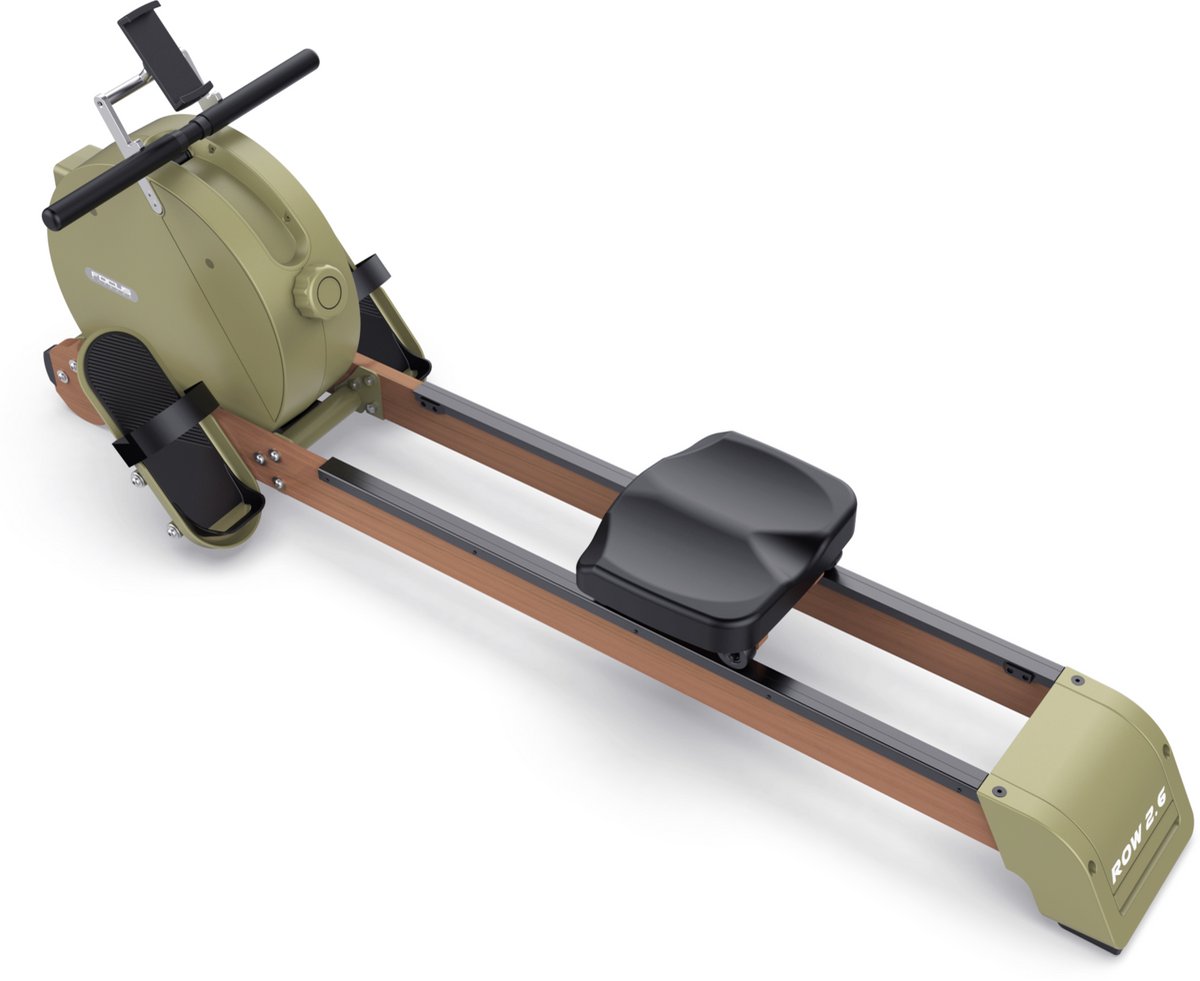 Afbeelding 3 van Focus Fitness - Row 2.6 - Roeitrainer - Bluetooth - 15 Weerstandsniveaus - Groen