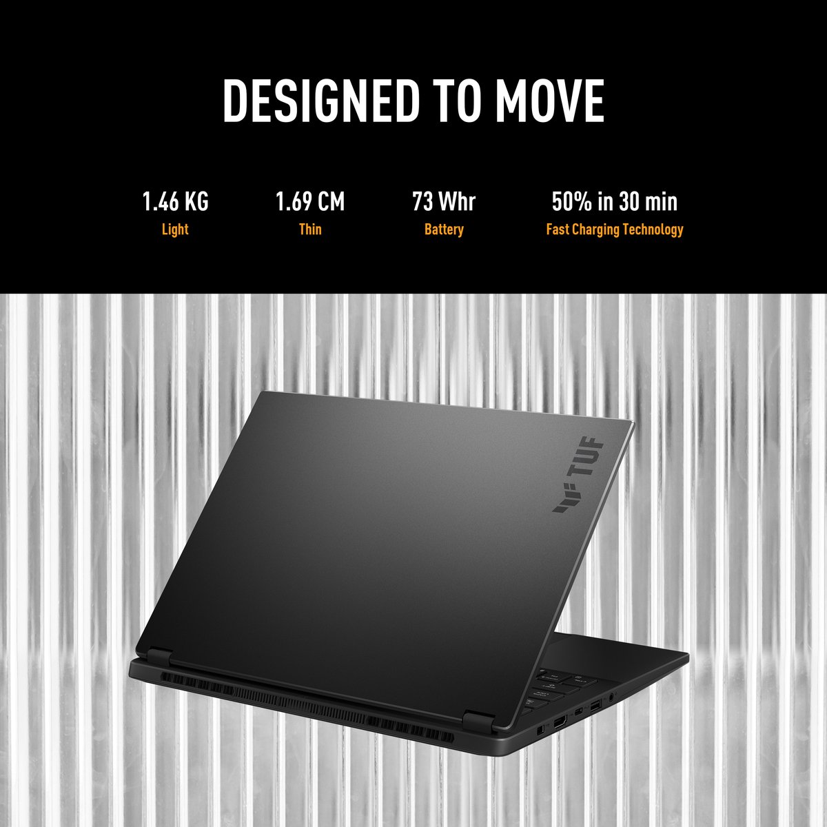 ASUS TUF Gaming A14 FA401KM-RG003W - Gaming Laptop - Ryzen AI 7 - RTX 5060 - 16 GB/1000 GB - 14 inch - RTX 5060 - 165 Hz — afbeelding 2