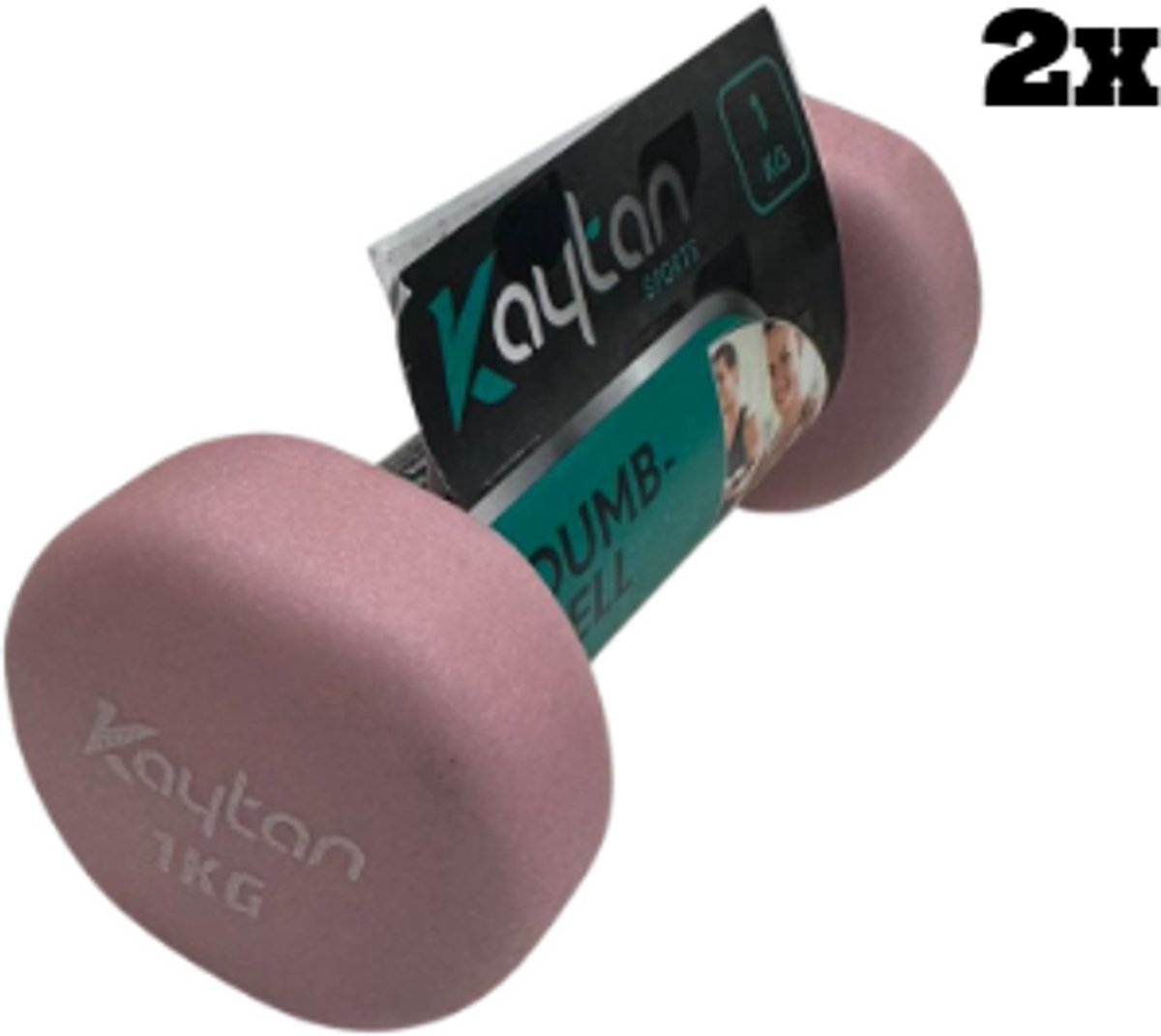 Zachte Dumbbells Pink | Dumbbell set | 2x 1kg | Dumbells 1 kilogram | Roze | Arm Oefeningen | Thuis Gym