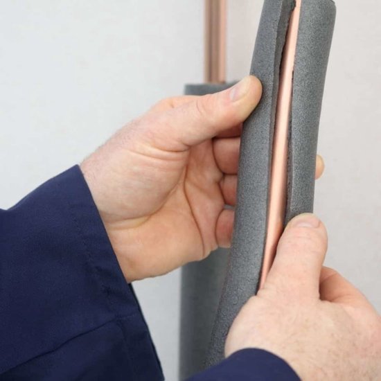 Isolation de tuyaux autocollante 12/15 mm - 9 mm pour tuyaux de chauffage