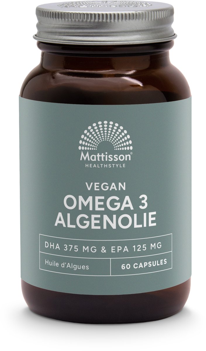 Beste Algenolie 2026 Mattisson Vegan Algenolie 500 mg – 60 capsules