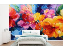 Behang - Fotobehang Golvend - Energie - warm - Breedte 525 cm x hoogte 350 cm