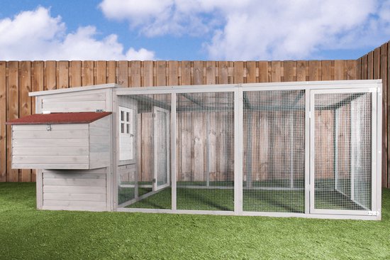Konijnenhok Prestige M | 2 rennen nestkast
