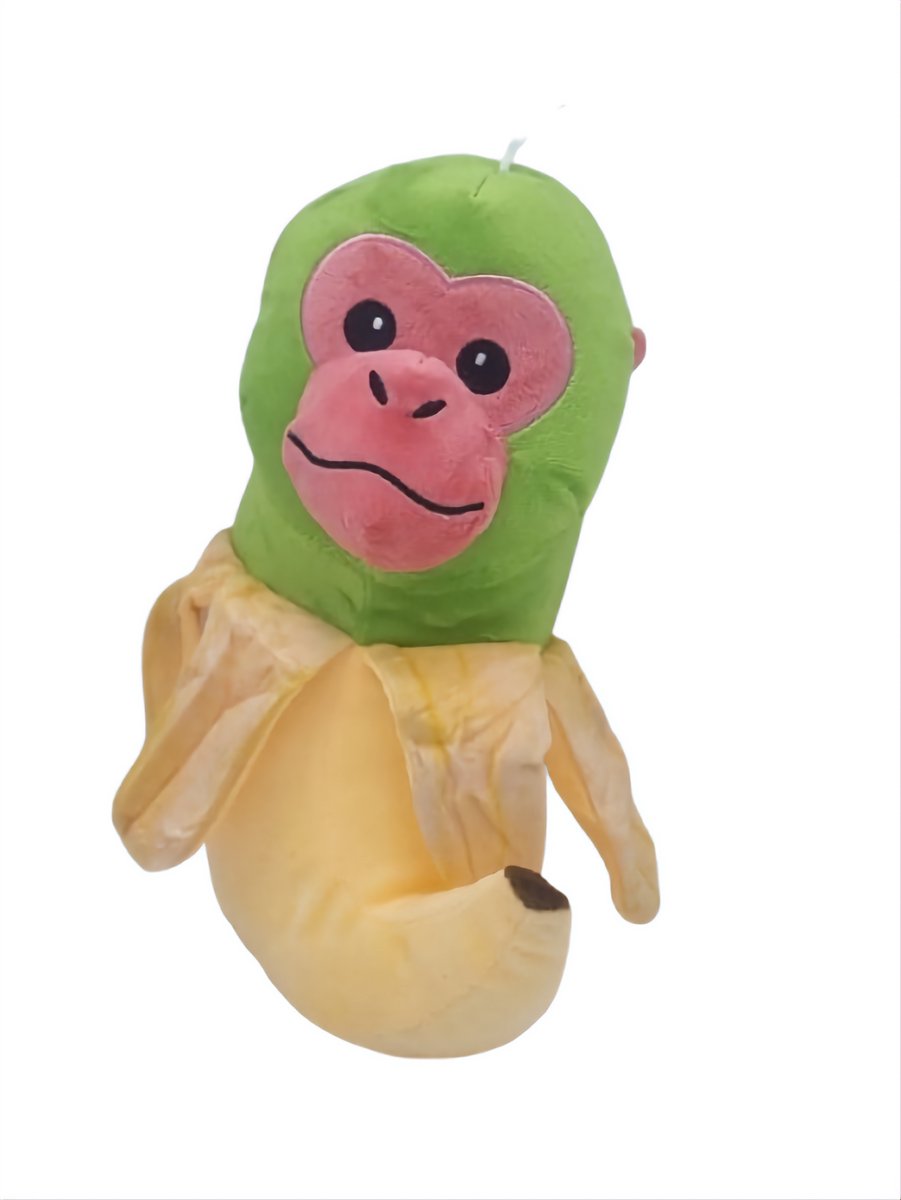 Happy Trendz® Chimpanzini Bananini - Aap in banaan knuffel - Brainrot pluche