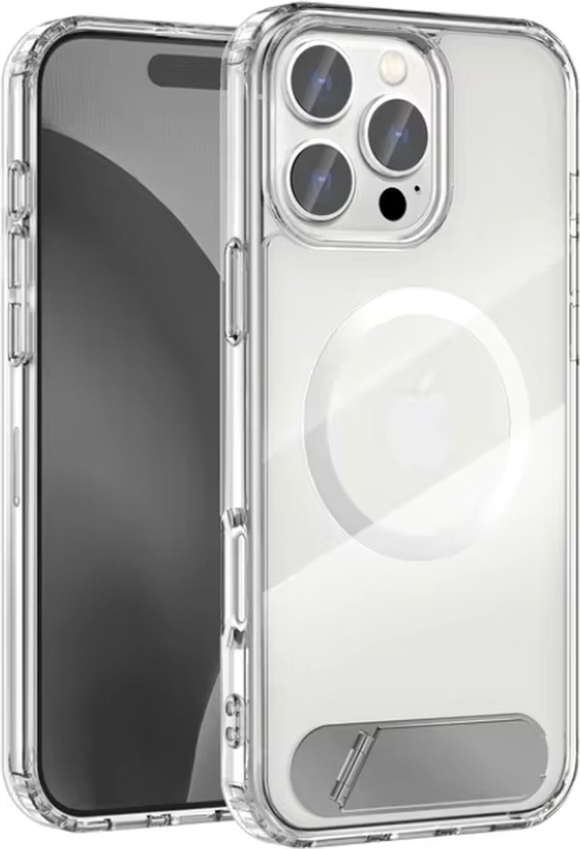 Ulanax - Telefoonhoesje - MagSafe voor draadloos opladen - Magnetisch - Transparant - Geschikt voor iPhone 16 Pro