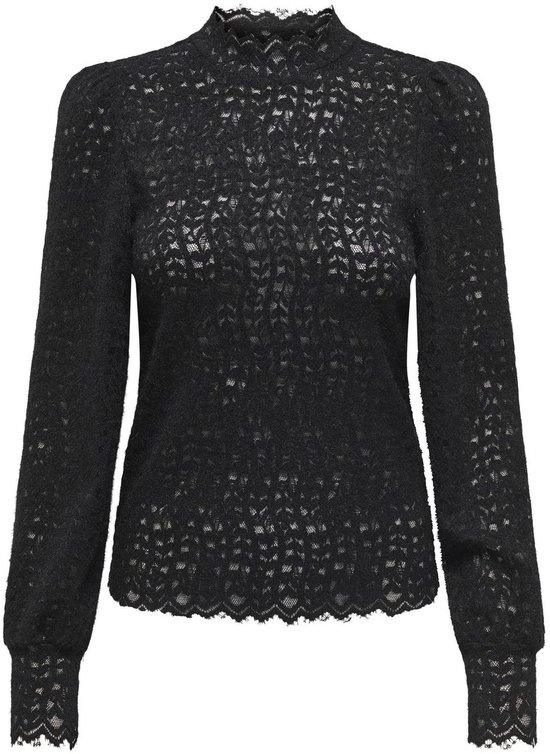 ONLY ONLSVEA L/S MOCKNECK TOP CS JRS Dames Top - Black