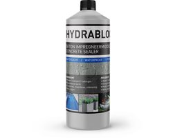 Kelder waterdicht maken - Vijver waterdicht maken - Beton impregneermiddel - Wateroverlast - Optrekkend vocht - Opstijgend vocht - Waterbasis - Transparant - Hydrablock Pro 1L (4m2) -