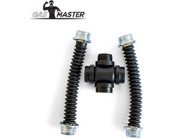 GASMASTER RD40 Gasmasker Kruisadapter met Slangen