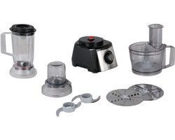 Compacte Foodprocessor MultiTalent 3 Plus MCM3PM386 Zwart - 50 Functies - Mengkom 2,3L - Mixer 1,0L - Universeel Mes - Snij- En Raspopties - Klopschijf - 900W