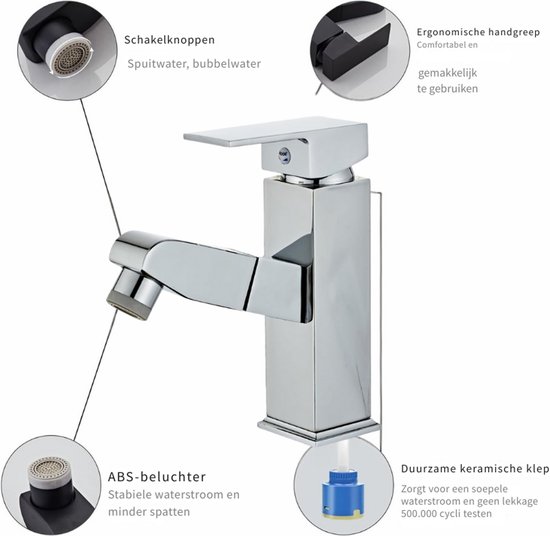 Hansgrohe Tecturis S - Wastafelkraan met afvoerplug Push-Open, CoolStart, EcoSmart, mat zwart 73340670