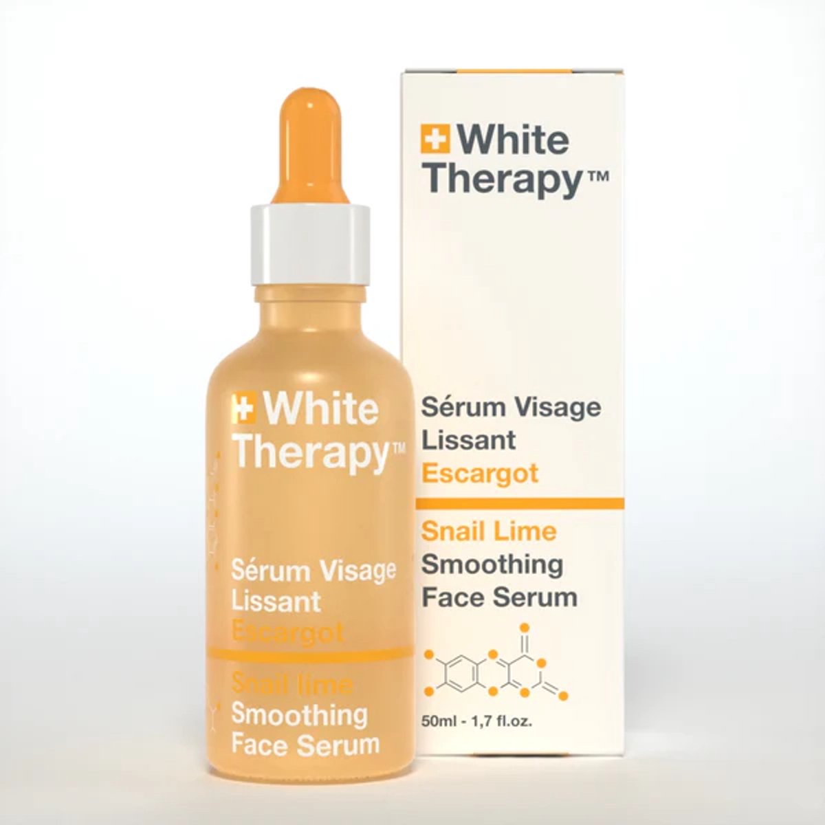White Therapy + Snail Lime Smoothing Face Serum, 50ml