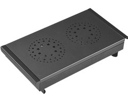 Ceruzo Warmhoudplaat – Rechaud – 2 Waxinelichtjes – Bordverwarmer– Zwart – 33 cm