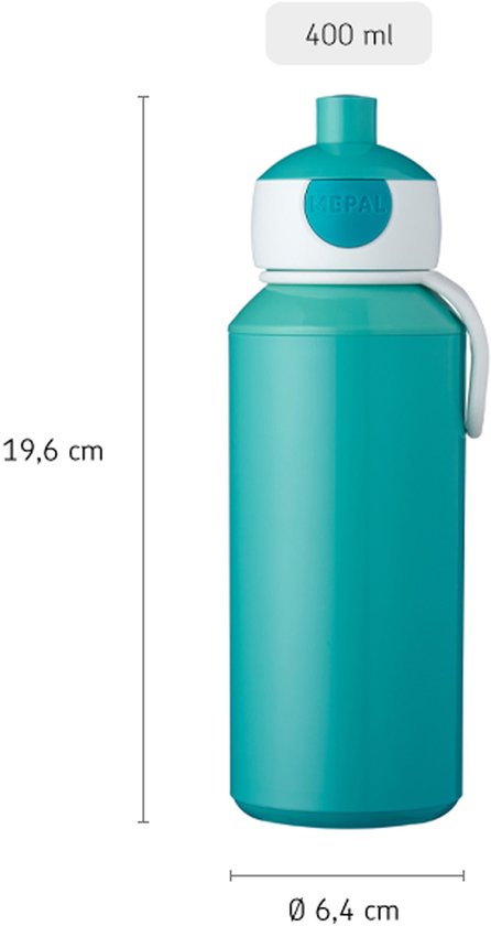 Mepal pop-up Mepal Campus Little Dutch - 400 ml - Fermeture hermétique - Gobelet pour enfants - Garden des Fées