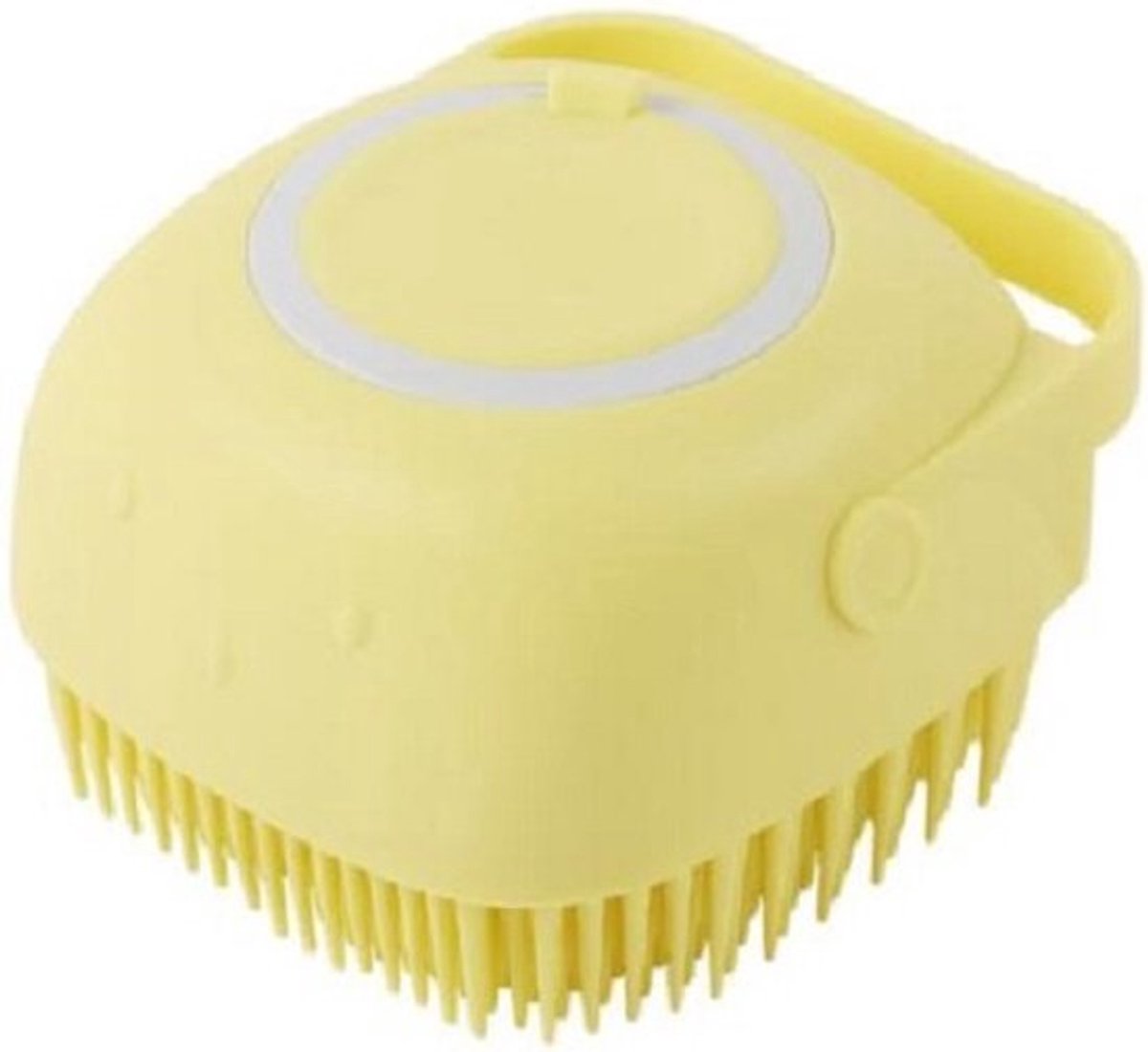 dierenborstel – kattenborstel-hondenborstel-met Shampoo Dispenser – Siliconen Massageborstel voor Bad & Verzorging-kat-hond