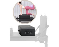 Mewave® Pilates Box – Zwart – Accessoire voor Mewave & Klapbouwer Pilates Reformer – Extra Comfort & Trainingsvariatie