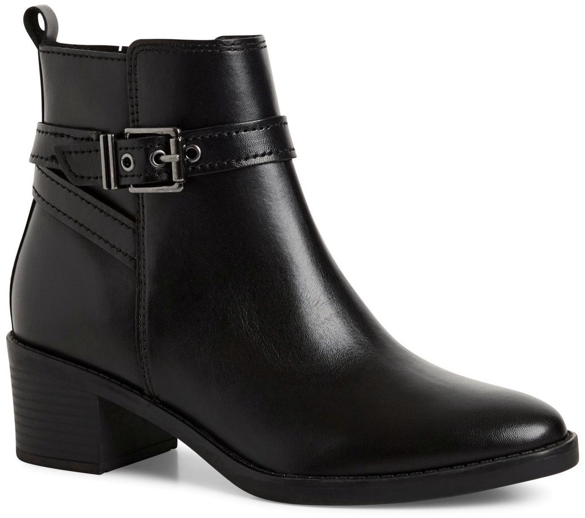 Marco Tozzi Dames Enkellaarsje 2-25330-45 001 F-breedte Maat: 37 EU