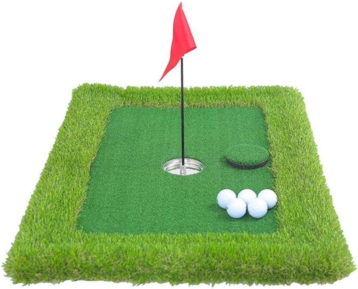 Zwembad putting green voor in de achtertuin en binnen, duurzaam en weerbestendig oefenmat voor golfvaardigheden, geschikt voor indoor en outdoor gebruik