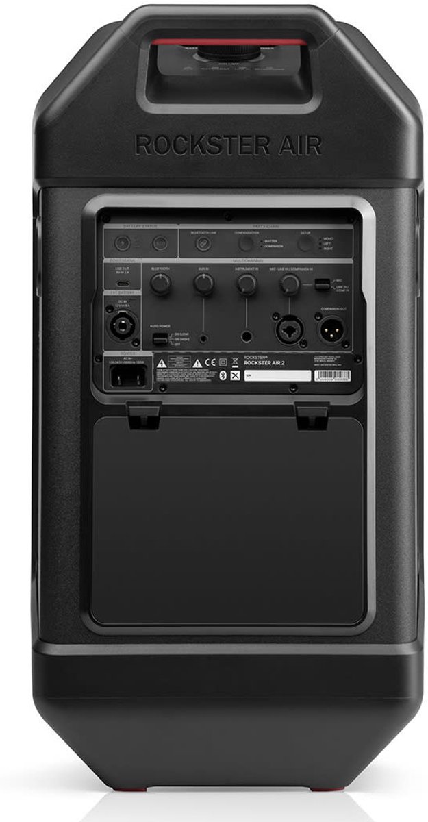 Teufel ROCKSTER AIR 2 - Portable bluetooth party speaker, 58 uur batterijduur, 115 dB, bluetooth 5.0 met aptX, powerbankfunctie , zwart van Teufel — afbeelding 2