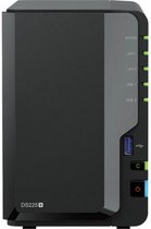 Synology DiskStation DS225+ - NAS - 2 bay - 2GB DDR4 - 0TB - 1x 1G - 1x 2.5G netwerk