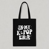 K-Pop Make-up-Tasche 'Just A Girl Who Loves K-Pop' – Aus Canvas, Wasserabweisend, Mit Reißverschluss, 23x17 Cm
