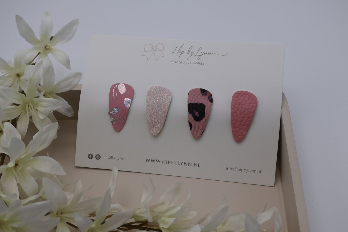 HipByLynn - Antislip haarspeldjes baby - Antislip haarspeldje - Antislip speldje - Dunne haartjes - Rosie - Eerste haarspeldje - Baby haar