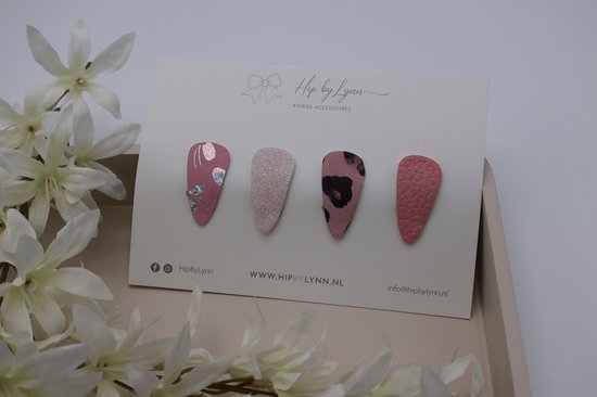 HipByLynn - Antislip haarspeldjes baby - Antislip haarspeldje - Antislip speldje - Dunne haartjes - Rosie - Eerste haarspeldje - Baby haar