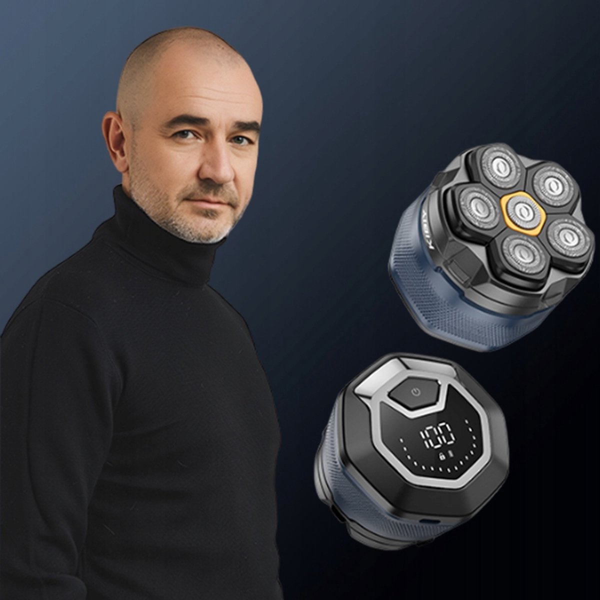 Elektrisch scheerapparaat - Magnetisch afneembaar ontwerp - afbeelding 2