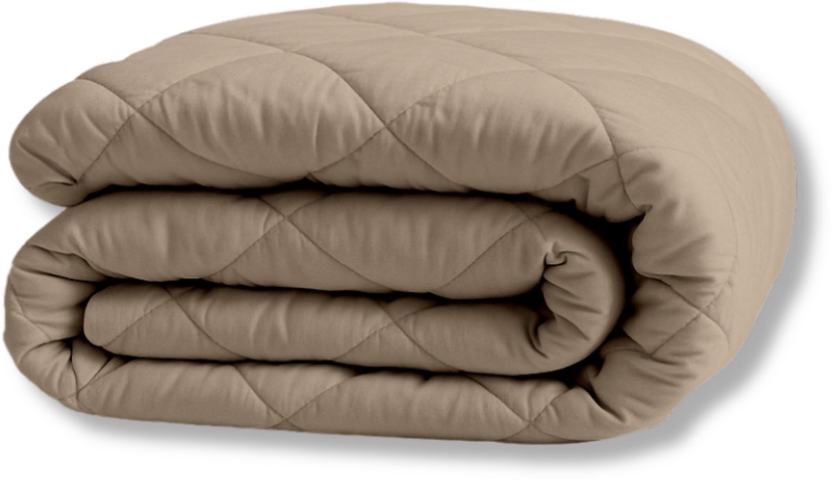 Y-NOT – Dekbed Zonder Overtrek 200x220 – All Season – Zacht & Wasbaar – Taupe
