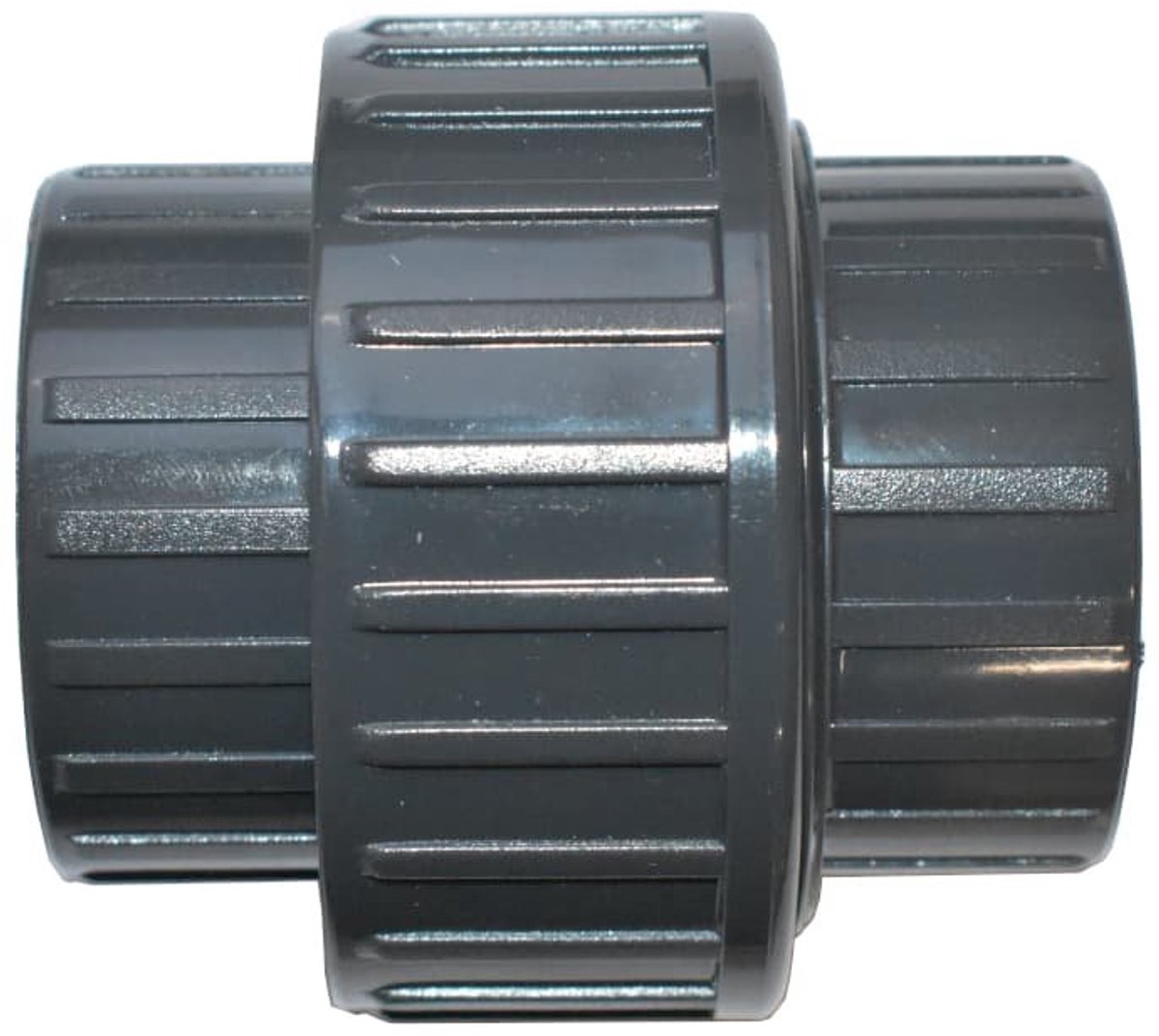 PVC-U Verschraubung 1 1/2 inch IG x IG - Buiskoppeling