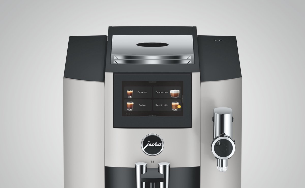 JURA S8 Platina - Premium touchscreen espressomachine met WiFi thumbnail 2