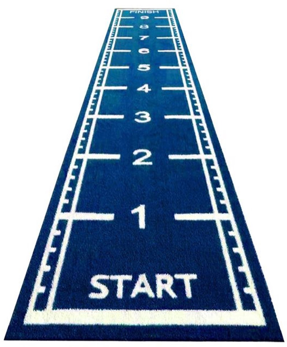 ForzaFit - Sprinttrack kunstgras - Indoor/Outdoor 10 x 1 meter - Blauw - 25 mm