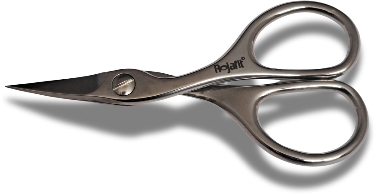 Rojafit - Professional - Nagelschaartje – Gebogen - Hoogglans RVS - 9,5 cm.
