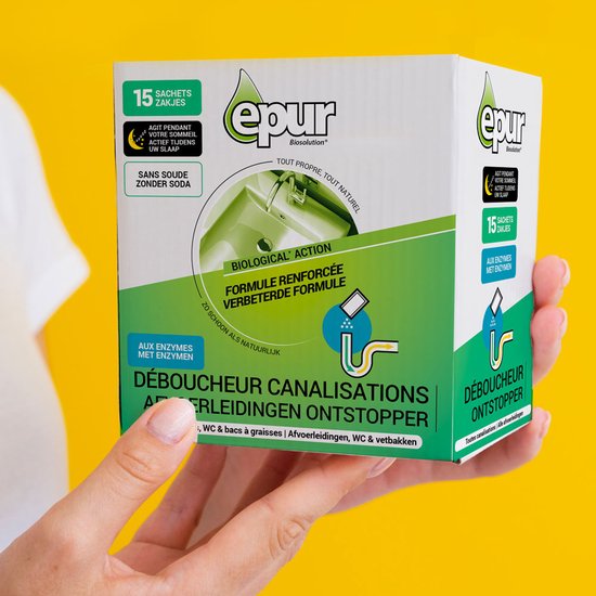 Epur - Ontstopper afvoerleidingen in zakken - 15x35gr