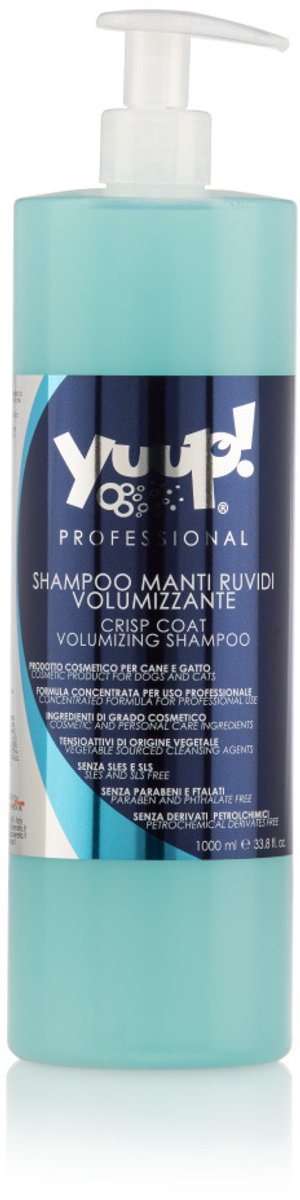 Yuup! Crisp Coat Volumizing Shampoo voor Ruwharige vachten - 1L