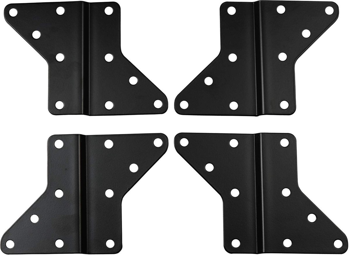 Drall VESA adapterplaat - voor LED LCD Plasma Curved OLED TV beugel - verlenging met 20 cm (van VESA 200 naar VESA 400) zwart Model: AD7B