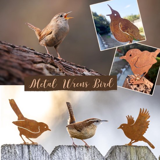 Overig Metalen vogel ludiek groot 135cm