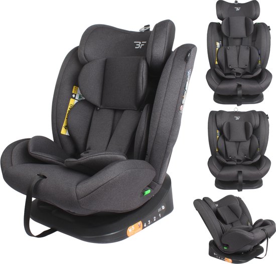Bebies First Autostoel Groep 0/1/2/3 Entour I-Size Grijs