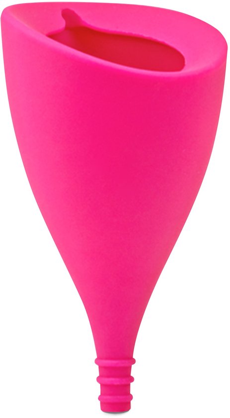 Lily Cup™ rose vif sur fond blanc.