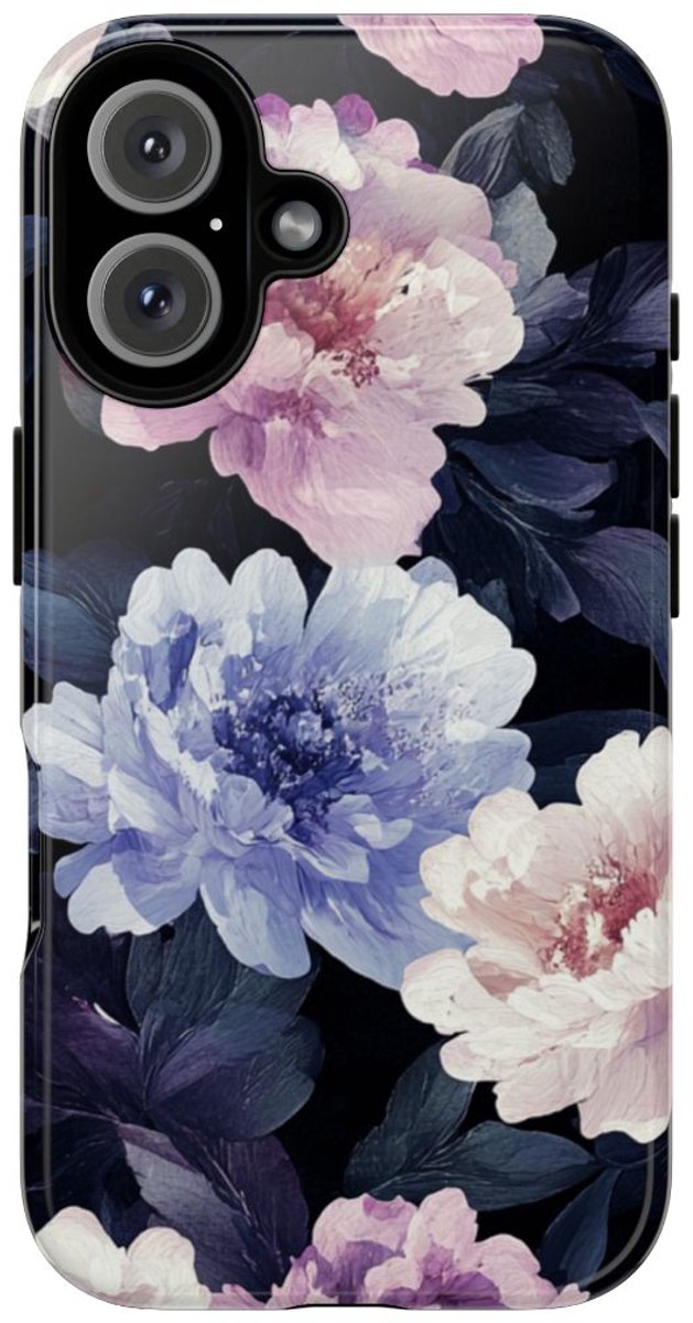 Zacht Pastel Bloemenpatroon – Telefoonhoesje Geschikt voor iPhone 16
