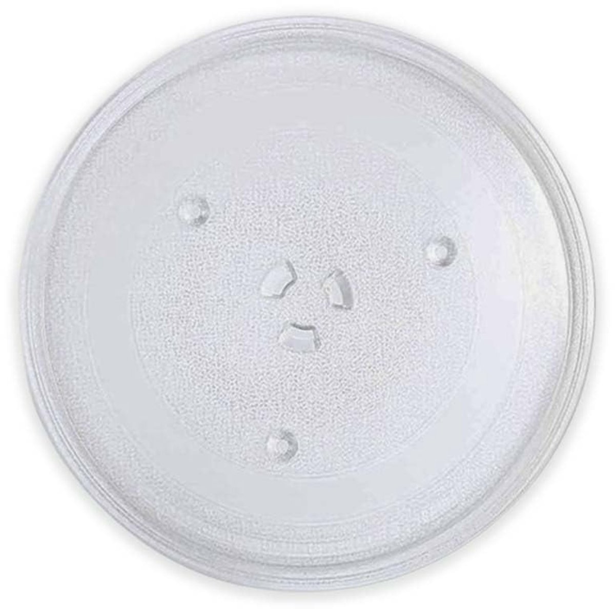 Draaibaar magnetronbord - universeel - 1 stuk - robuust glas - 27 cm