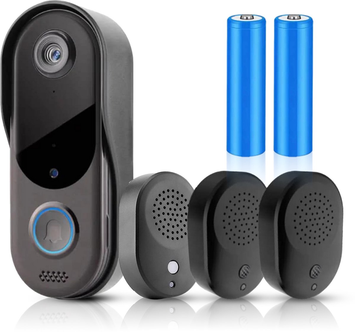 Slimme Draadloze Deurbel met Camera - HD Video,