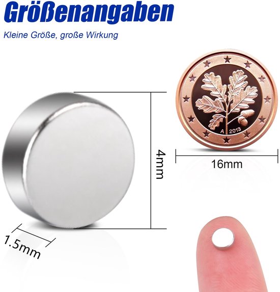 400 Stuks Ronde Neodymium Magneten 3x2 Mm - Krachtige Mini Koelkastmagneten