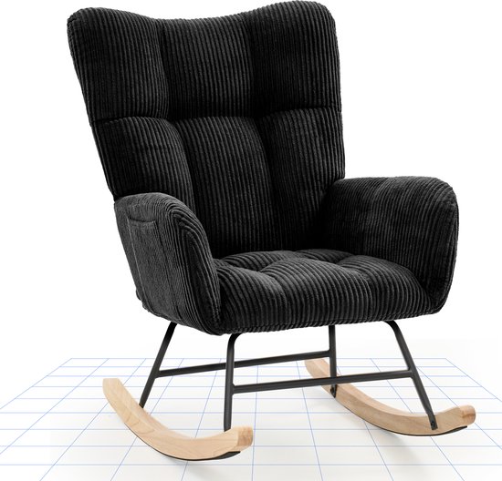 Fauteuil Woonkamer Scandinavische Accent Stoel Comfortabele Luie Stoel For Kleine Ruimte, Gestoffeerde Lounge Stoel For Slaapkamer, Zwarte Metalen Poten (Color : Brown