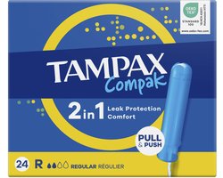 Tampax Tampons Compak Normal Applicator - 24 stuks