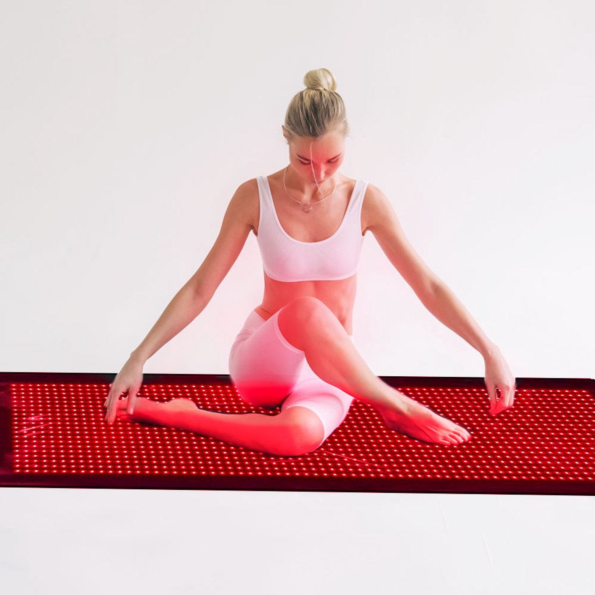 Lifelab Rood Licht Therapie Mat – Full body, voor heel het lichaam - 700W LED (1400x0,5W 5050 Triple LED’s) – Flexibel & Professioneel – Thuis & Klinisch Gebruik – BIOHACKING – Hoogwaardige Lichttherapie voor Spieren, Huid & Herstel