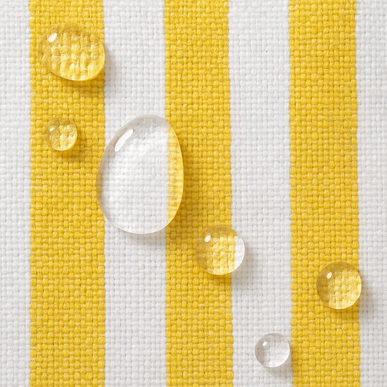 Nappe antitache – Nappe en coton élégante, Fris et pratique à rayures 160 x 200 jaune doux